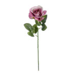 GloboStar® Artificial Garden  PINK ROSE BRANCH 21136 Τεχνητό Διακοσμητικό Κλαδί ΡοζΤριαντάφυλλο Y50cm - Image 2