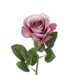 GloboStar® Artificial Garden  PINK ROSE BRANCH 21136 Τεχνητό Διακοσμητικό Κλαδί ΡοζΤριαντάφυλλο Y50cm - Image 3