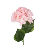 GloboStar® Artificial Garden PINK HYDRANGEA BRANCH 21143 Τεχνητό Διακοσμητικό Κλαδί Ροζ Ορτανσία Y73cm - Image 3