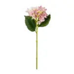 GloboStar® Artificial Garden LIGHT PINK HYDRANGEA BRANCH 21144 Τεχνητό Διακοσμητικό Κλαδί Ροζ Ορτανσία Y47cm - Image 2