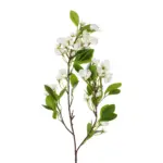 GloboStar® Artificial Garden WHITE JASMINE BRANCH 21145 Τεχνητό Διακοσμητικό Κλαδί Λευκό Γιασεμί Y80cm - Image 3