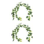 GloboStar® Artificial Garden ENGLISH IVY GARLAND 21146 Τεχνητή Διακοσμητική Αγγλική Γυρλάντα  Φ20 x Υ200cm Σετ 2 τεμαχίων - Image 4