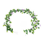 GloboStar® Artificial Garden MORNING GLORY GARLAND 21152 Τεχνητή Διακοσμητική Γυρλάντα Ορτανσίας Φ20 x Υ230cm Σετ 2 τεμαχίων - Image 2