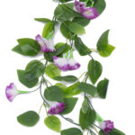 GloboStar® Artificial Garden MORNING GLORY GARLAND 21152 Τεχνητή Διακοσμητική Γυρλάντα Ορτανσίας Φ20 x Υ230cm Σετ 2 τεμαχίων - Image 3