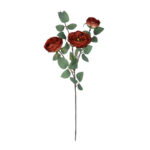 GloboStar® Artificial Garden RED CLIMBING ROSE BRANCH 21182 Τεχνητό Διακοσμητικό Κλαδί Τριαντάφυλλο Κόκκινο Y70cm - Image 2