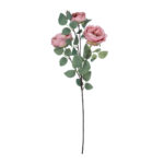 GloboStar® Artificial Garden HOT PINK CLIMBING ROSE BRANCH 21185 Τεχνητό Διακοσμητικό Κλαδί Τριαντάφυλλο Έντονο Ροζ Y70cm - Image 2