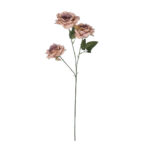 GloboStar® Artificial Garden OLD PINK CLIMBING ROSE BRANCH 21190 Τεχνητό Διακοσμητικό Κλαδί Τριαντάφυλλο Ξεθωριασμένο Ροζ Y66cm - Image 2