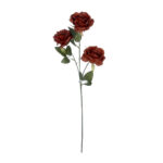 GloboStar® Artificial Garden RED CLIMBING ROSE BRANCH 21196 Τεχνητό Διακοσμητικό Κλαδί Τριαντάφυλλο Κόκκινο Y66cm - Image 2