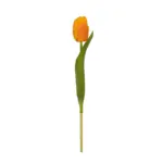 GloboStar® Artificial Garden ORANGE TULIP BRANCH 21202 Τεχνητό Διακοσμητικό Κλαδί Πορτοκαλί Τουλίπα Y37cm - Image 2
