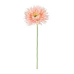 GloboStar® Artificial Garden PINK GERBERA  BRANCH 21205 Τεχνητό Διακοσμητικό Κλαδί Ζέρμπερας Ροζ Y44cm - Image 2