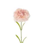 GloboStar® Artificial Garden PALE PING CARNATION BRANCH 21208 Τεχνητό Διακοσμητικό Κλαδί Γαρίφαλο Απαλό Ρόζ Y60cm - Image 3
