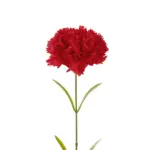 GloboStar® Artificial Garden Red CARNATION BRANCH 21210 Τεχνητό Διακοσμητικό Κλαδί Γαρίφαλο Κόκκινο Y60cm - Image 3