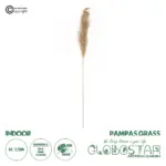 GloboStar® Artificial Garden PAMPAS GRASS 21217 Αποξηραμένο Διακοσμητικό Γρασίδι Πάμπας Μ10 x Π10 x Υ150cm