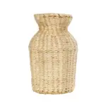 GloboStar® Artificial Garden HAVANA 21222 Διακοσμητικό Πλεκτό Καλάθι - Κασπώ Γλάστρα - Flower Pot Μπεζ Μ16 x Π16 x Υ25cm - Image 4