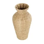 GloboStar® Artificial Garden HAVANA 21229 Διακοσμητικό Πλεκτό Καλάθι - Κασπώ Γλάστρα - Flower Pot Μπεζ Π29 x M29 x Υ57cm - Image 3
