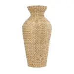 GloboStar® Artificial Garden HAVANA 21229 Διακοσμητικό Πλεκτό Καλάθι - Κασπώ Γλάστρα - Flower Pot Μπεζ Π29 x M29 x Υ57cm - Image 4