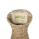 GloboStar® Artificial Garden CALIFORNIA 21239 Διακοσμητικό Πλεκτό Καλάθι - Κασπώ Γλάστρα - Flower Pot Μπεζ Μ20 x Π20 x Υ43cm - Image 6