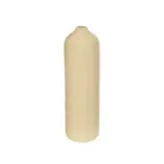GloboStar® Artificial Garden VALENCIA 21246 Διακοσμητικό Κεραμικό Βάζo Μπεζ Π10 x Μ10 x Υ33 cm - Image 2