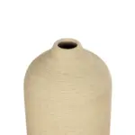 GloboStar® Artificial Garden VALENCIA 21246 Διακοσμητικό Κεραμικό Βάζo Μπεζ Π10 x Μ10 x Υ33 cm - Image 5