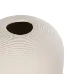 GloboStar® Artificial Garden BLANCO 21247 Διακοσμητική Κεραμική Γλάστρα Γκρι Π11 x Μ11 x Υ25 cm - Image 5