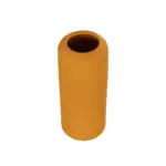 GloboStar® Artificial Garden CANGUU 21255 Διακοσμητικό Κεραμικό Βάζo Πορτοκαλί Π11 x Μ11 x Υ26 cm - Image 3
