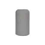 GloboStar® Artificial Garden LOVINA 21257 Διακοσμητικό Κεραμικό Βάζo Γκρι Π9 x Μ9 x Υ16 cm - Image 4