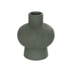 GloboStar® Artificial Garden MALACHITE 21264 Διακοσμητικό Κεραμικό Βάζo Πράσινο Π13 x Μ13 x Υ16cm - Image 2