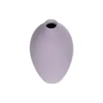 GloboStar® Artificial Garden AMETHYST 21267 Διακοσμητικό Κεραμικό Βάζo Μωβ Π8 x Μ8 x Υ14cm - Image 3