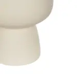 GloboStar® Artificial Garden MOREA 21270 Διακοσμητικό Κεραμικό Βάζo Μπεζ Π17 x Μ17 x Υ20cm - Image 5