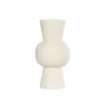 GloboStar® Artificial Garden BANGKOK 21274 Διακοσμητικό Κεραμικό Βάζο Μπεζ Μ12.5 x Π12.5 x Υ23cm - Image 3