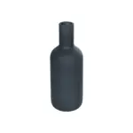 GloboStar® Artificial Garden MYSTIQUE 21275 Διακοσμητικό Κεραμικό Βάζo Γκρι Π7 x Μ7 x Υ20cm - Image 4
