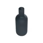 GloboStar® Artificial Garden MYSTIQUE 21275 Διακοσμητικό Κεραμικό Βάζo Γκρι Π7 x Μ7 x Υ20cm - Image 2