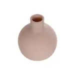 GloboStar® Artificial Garden OAHU 21277 Διακοσμητικό Κεραμικό Βάζo Ροζ Π10 x Μ10 x Υ12cm - Image 3