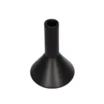 GloboStar® Artificial Garden CANNOLI 21280 Διακοσμητικό Κεραμικό Βάζo Μαύρο Π13 x Μ13 x Υ20cm - Image 3
