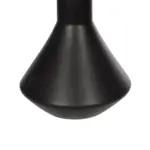 GloboStar® Artificial Garden CANNOLI 21280 Διακοσμητικό Κεραμικό Βάζo Μαύρο Π13 x Μ13 x Υ20cm - Image 6