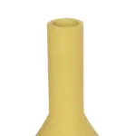 GloboStar® Artificial Garden GRENADA 21281 Διακοσμητικό Κεραμικό Βάζo Κίτρινο Π13 x Μ13 x Υ20cm - Image 5