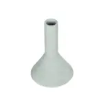 GloboStar® Artificial Garden TANAH 21282 Διακοσμητικό Κεραμικό Βάζo Γκρι Π13 x Μ13 x Υ20cm - Image 3