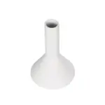 GloboStar® Artificial Garden ARMENINVILLE 21283 Διακοσμητικό Κεραμικό Βάζo Λευκό Π16 x Μ16 x Υ25cm - Image 3