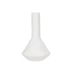 GloboStar® Artificial Garden ARMENINVILLE 21283 Διακοσμητικό Κεραμικό Βάζo Λευκό Π16 x Μ16 x Υ25cm - Image 4
