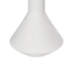 GloboStar® Artificial Garden ARMENINVILLE 21283 Διακοσμητικό Κεραμικό Βάζo Λευκό Π16 x Μ16 x Υ25cm - Image 6