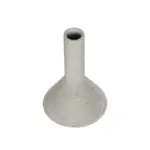 GloboStar® Artificial Garden BARBADOS 21284 Διακοσμητικό Κεραμικό Βάζo Γκρι Π16 x Μ16 x Υ25cm - Image 3