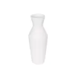GloboStar® Artificial Garden MALVINA 21285 Διακοσμητικό Κεραμικό Βάζo Λευκό Π10 x Μ10 x Υ24cm - Image 2