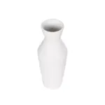 GloboStar® Artificial Garden MALVINA 21285 Διακοσμητικό Κεραμικό Βάζo Λευκό Π10 x Μ10 x Υ24cm - Image 3
