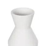 GloboStar® Artificial Garden MALVINA 21285 Διακοσμητικό Κεραμικό Βάζo Λευκό Π10 x Μ10 x Υ24cm - Image 5