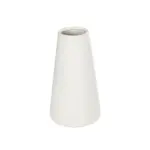 GloboStar® Artificial Garden CONSOLI 21287 Διακοσμητικό Κεραμικό Βάζο Μπεζ Μ14 x Π14 x Υ25cm - Image 2