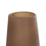 GloboStar® Artificial Garden PORTO 21288 Διακοσμητικό Κεραμικό Βάζο Καφέ Μ11 x Π11 x Υ20cm - Image 5