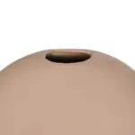 GloboStar® Artificial Garden LANZAROTE 21290 Διακοσμητικό Κεραμικό Βάζo Καφέ Π15 x Μ15 x Υ14cm - Image 5