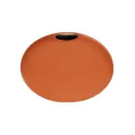 GloboStar® Artificial Garden CINNAMON 21291 Διακοσμητικό Κεραμικό Βάζo Πορτοκαλί Π15 x Μ15 x Υ14cm - Image 3