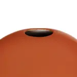 GloboStar® Artificial Garden CINNAMON 21291 Διακοσμητικό Κεραμικό Βάζo Πορτοκαλί Π15 x Μ15 x Υ14cm - Image 5