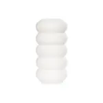 GloboStar® Artificial Garden NOUVEAU 21293 Διακοσμητικό Κεραμικό Βάζo Λευκό Π8 x Μ8 x Υ16cm - Image 4